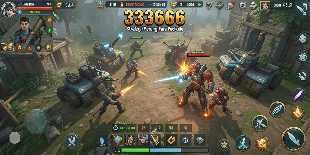 Tampilan gameplay menegangkan di <strong>333666</strong> dengan aksi pertempuran yang dinamis.