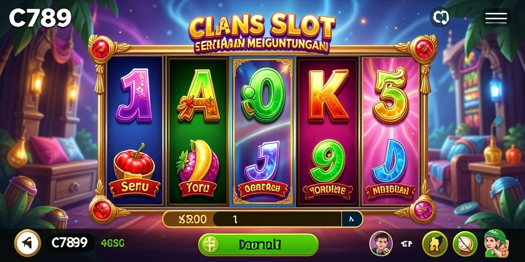 Gameplay C789 yang seru dan mendebarkan dalam permainan Slot.