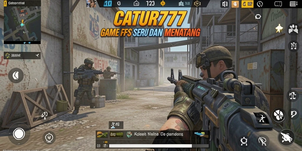 Tampilan aksi mendebarkan dalam gameplay CATUR777 yang penuh tantangan.