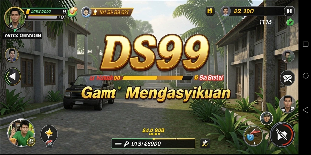 Tangkapan layar gameplay DS99 menampilkan momen seru dalam permainan santai.