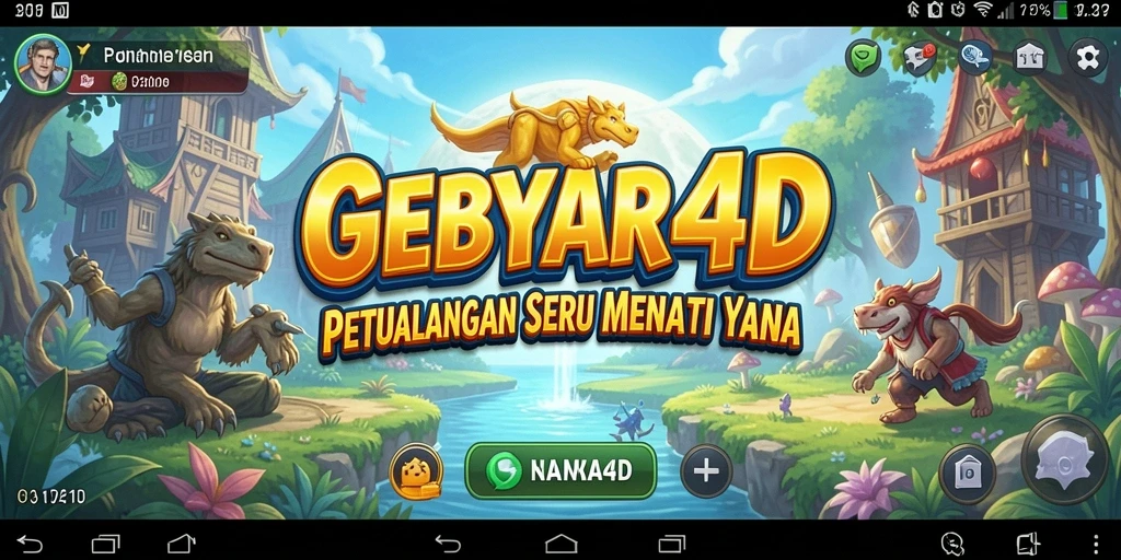 Tangkapan layar GEBYAR4D memperlihatkan aksi petualangan mendebarkan.