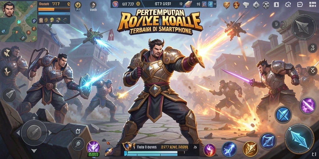 Tampilan gameplay GT777 yang seru dalam pertempuran Battle Royale.