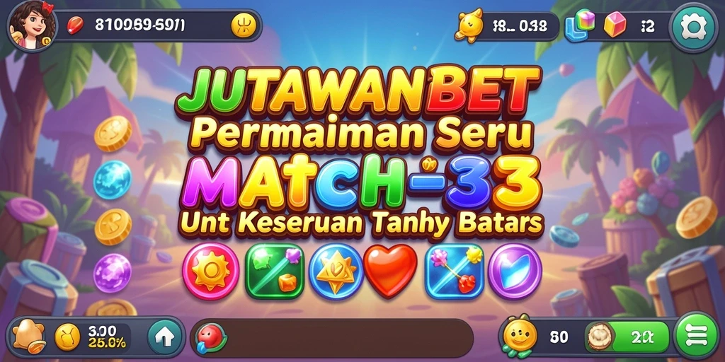 Tampilan gameplay seru dari JUTAWANBET dengan warna-warni menawan.