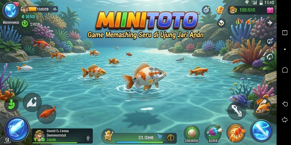 Gameplay seru MINITOTO dengan berbagai jenis ikan yang menantang.