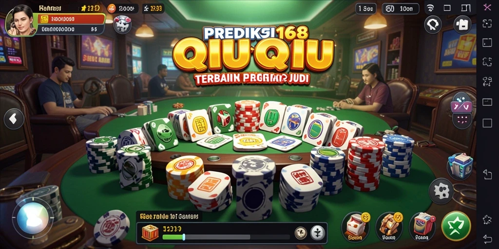 Tampilan menarik dari gameplay QiuQiu yang menantang di PREDIKSI168.