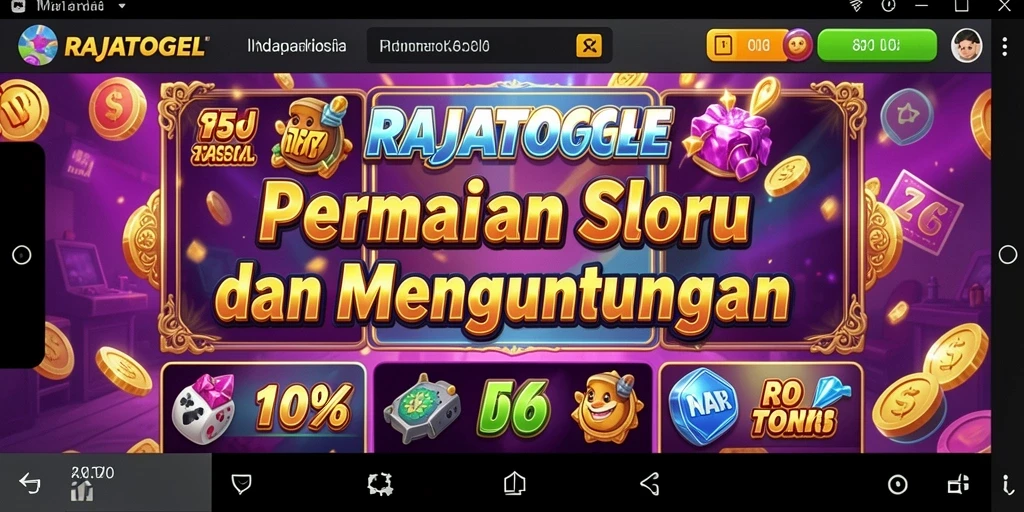 Tampilan gameplay menarik dari RAJATOGEL saat bermain Slot.