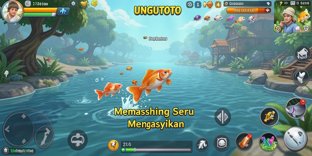 Tangkapan ikan besar di <strong>UNGUTOTO</strong> yang mendebarkan.